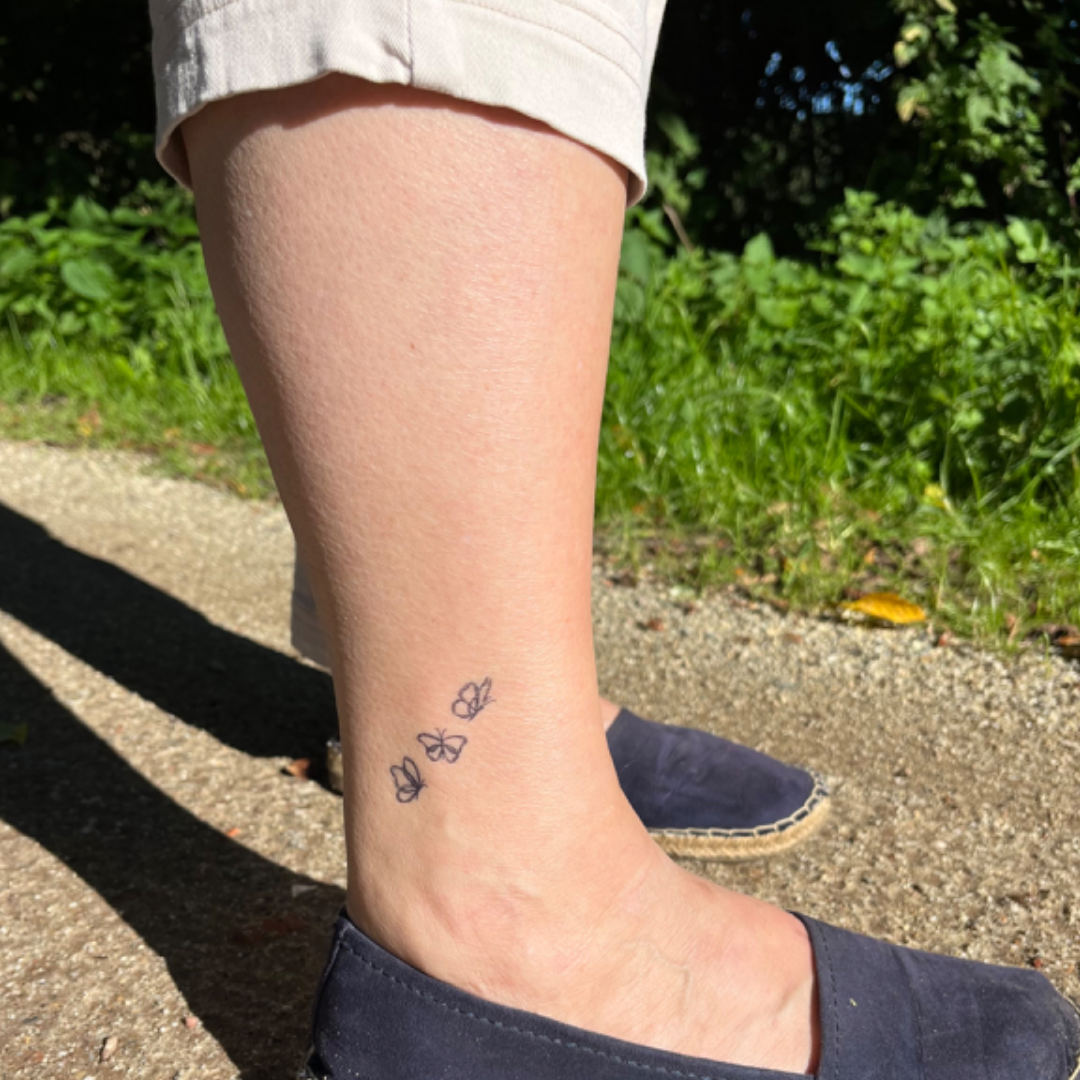Tillfälliga tatueringsfjärilar