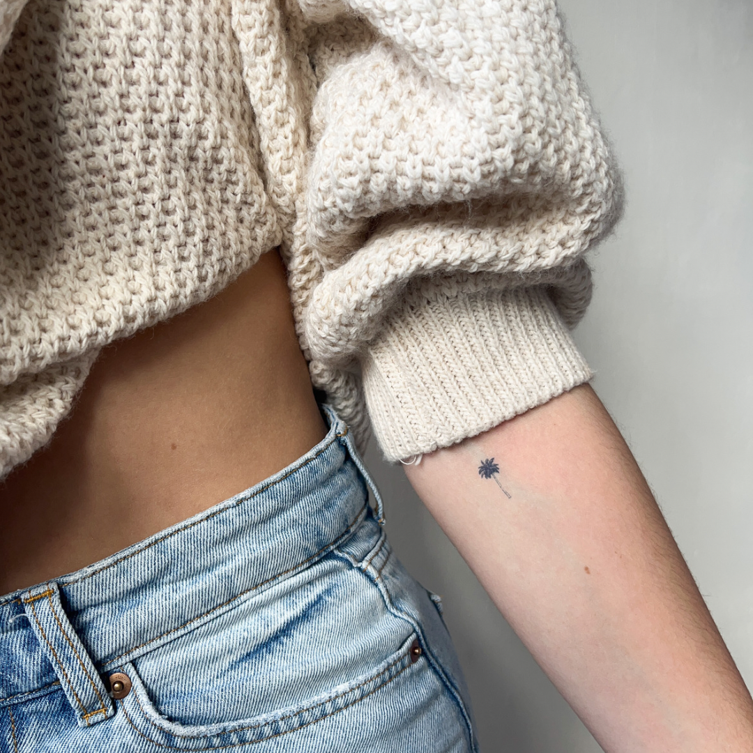 Tillfällig tatueringspalm