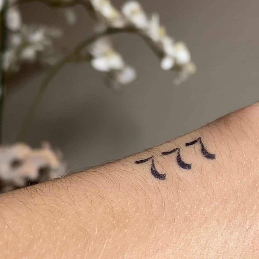 Tillfällig tatuering 777