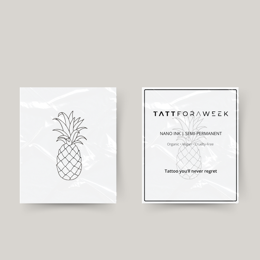 Tillfällig tatuering ananas