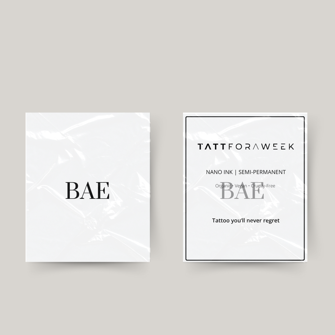 Tillfällig tatuering bae