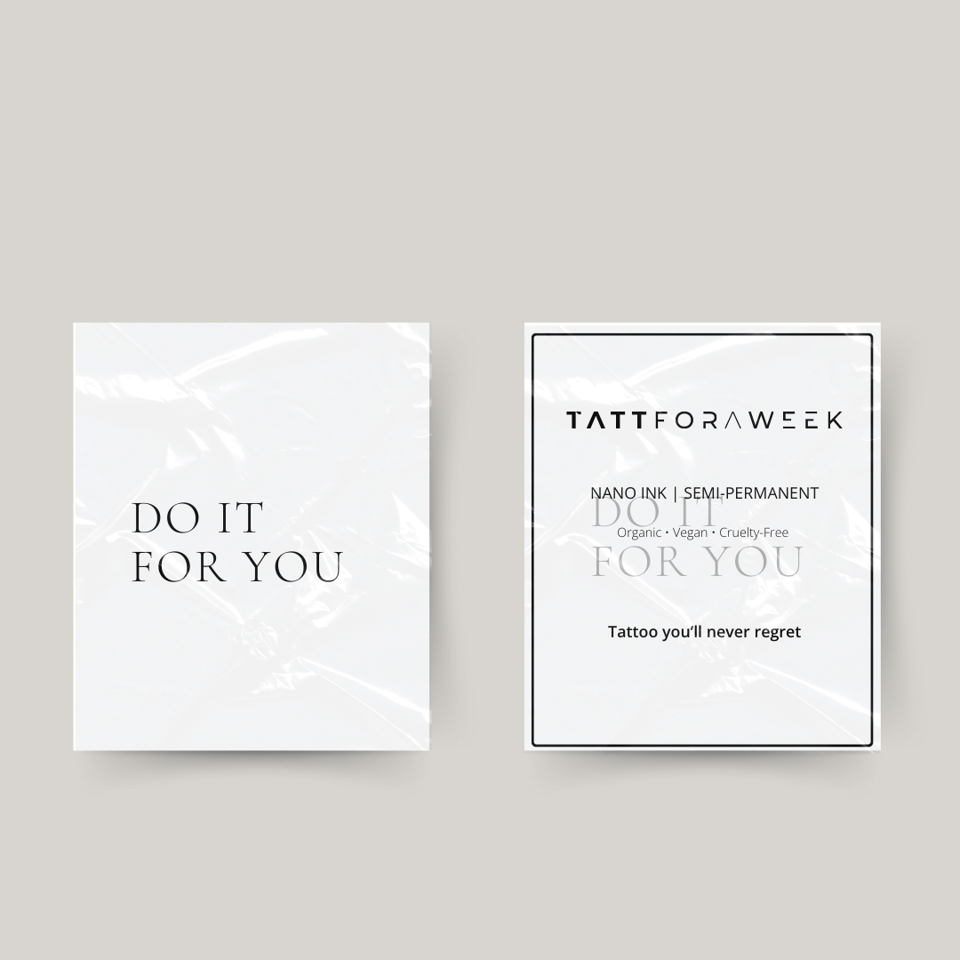 Tillfällig tatuering gör det åt dig