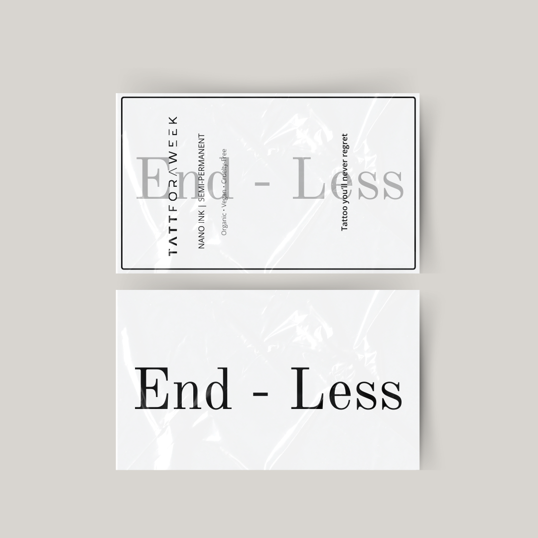 Tillfällig tatuering slut - mindre