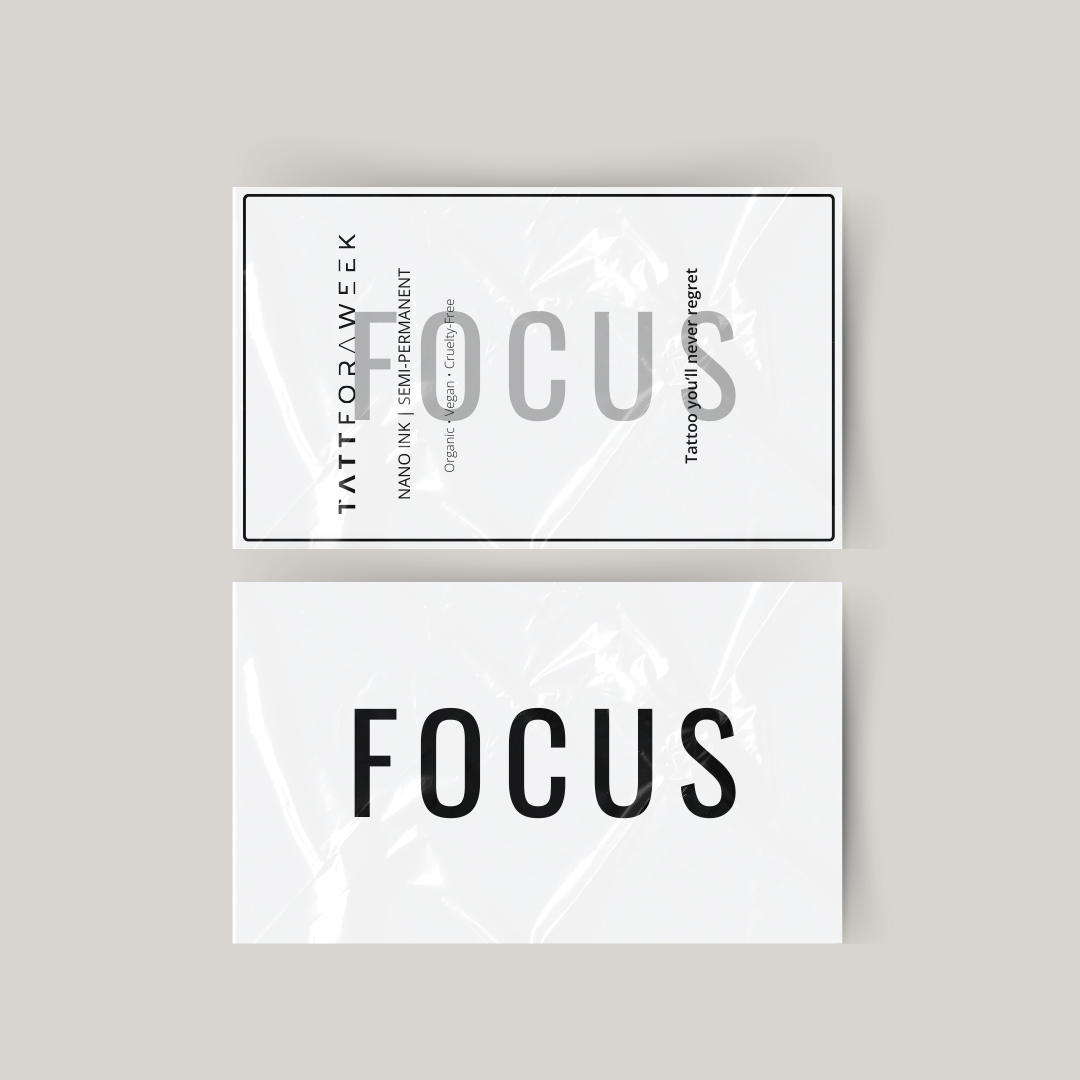 Tillfälligt tatueringsfokus