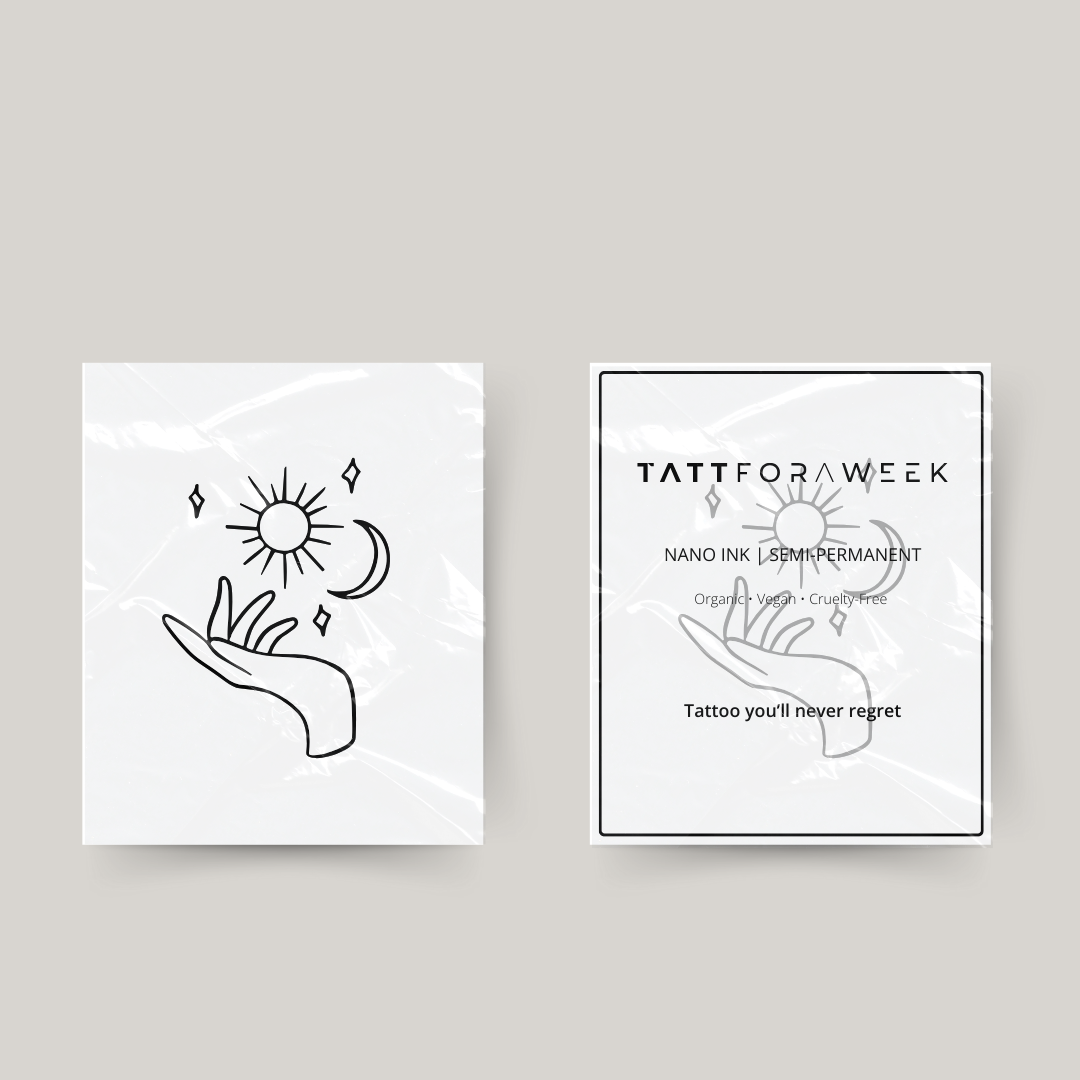 Tillfällig tatuering i balans