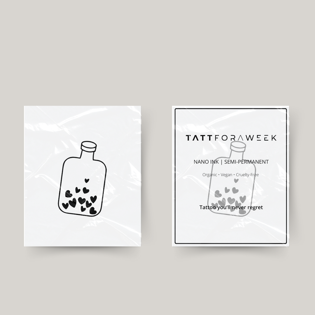 Tillfällig tatuering kärlek gift