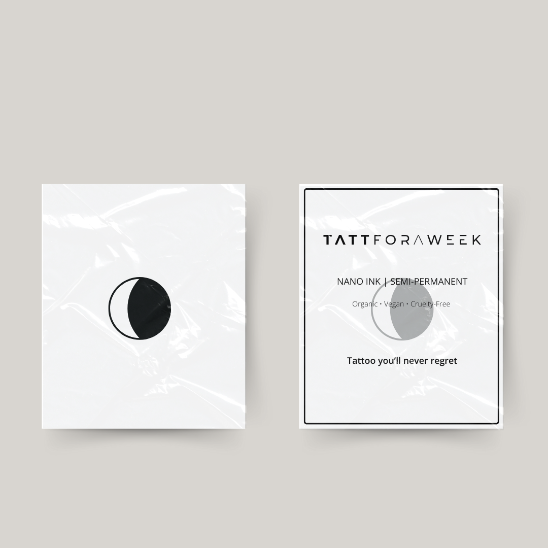 Tillfällig tatuering månfas IIII