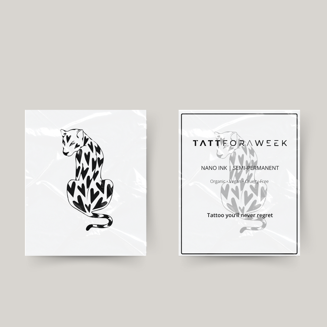 Tillfällig tatuering leopard