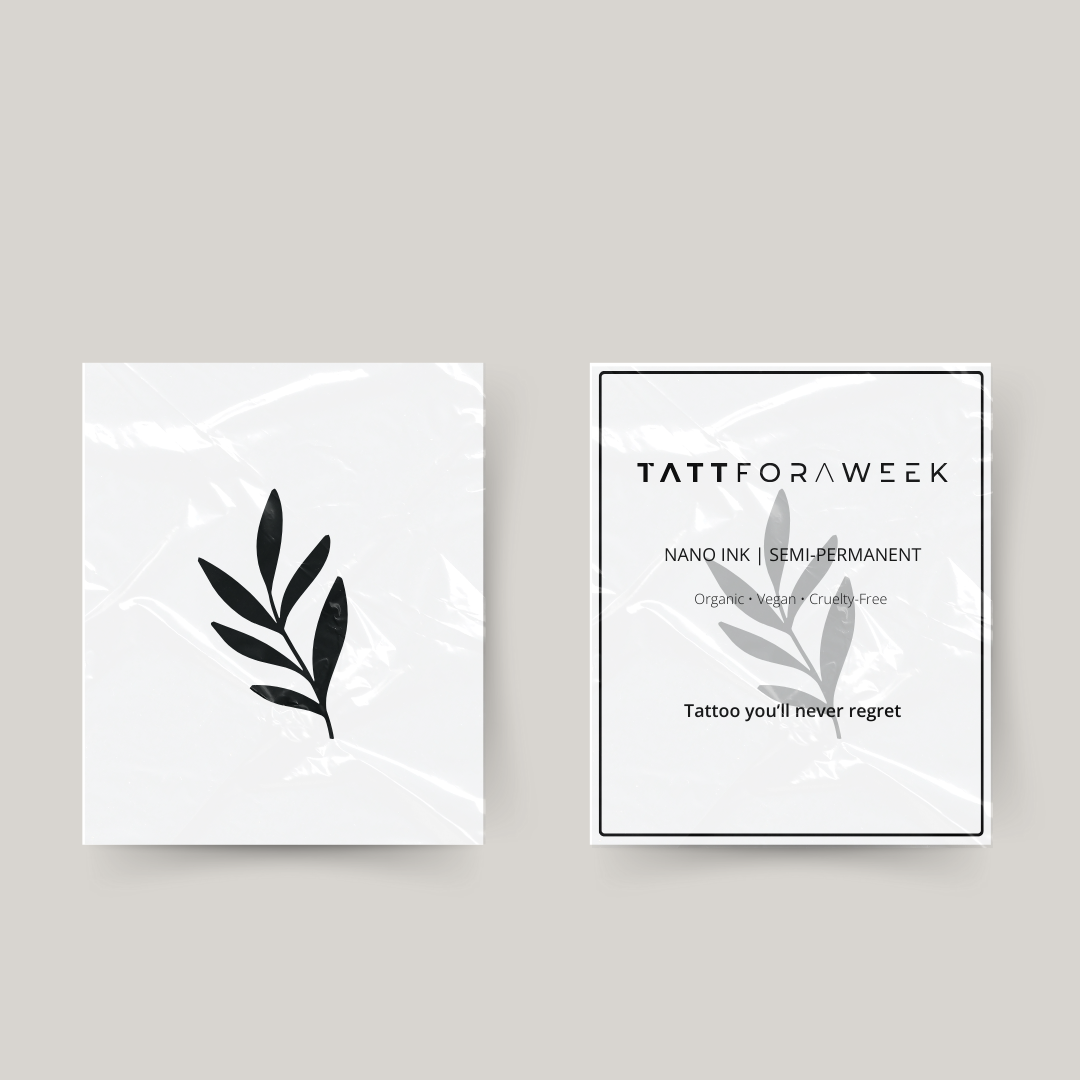 Tillfällig tatuering växt