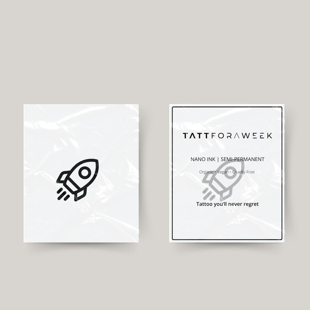 Tillfällig tatuering raket