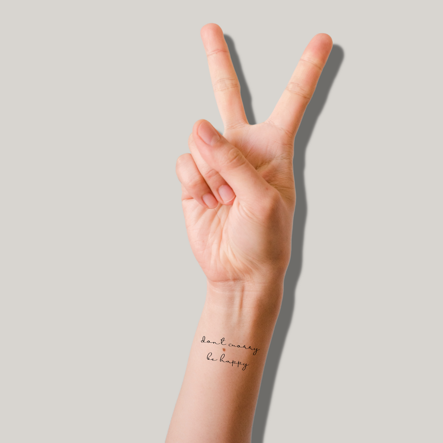 Tekst tattoo (meerdere regels)