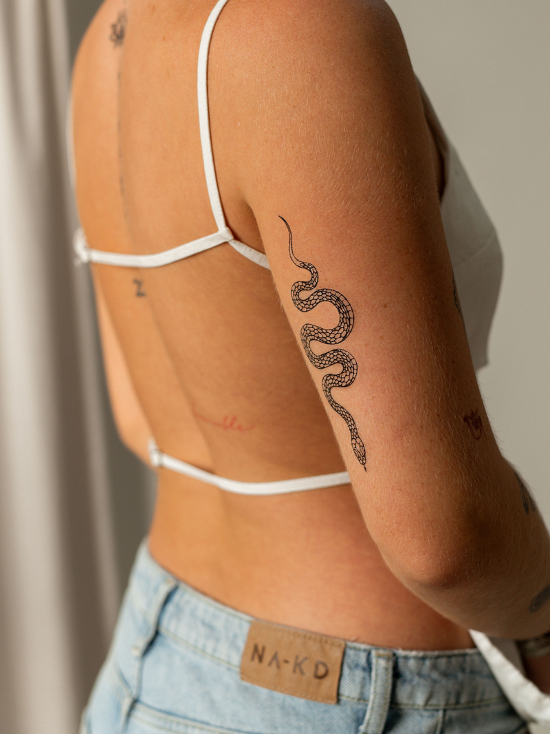 Tatuering på ryggen