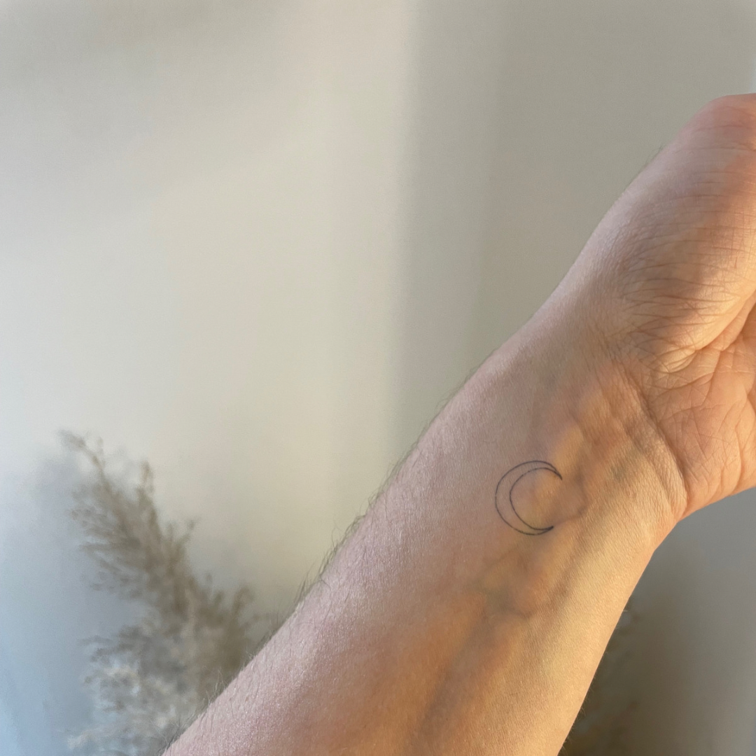 Tillfällig tatueringsmåne