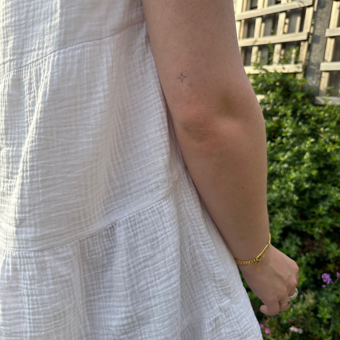 Tillfällig tatuering gnistra