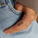 Tillfällig tatuering 11:11