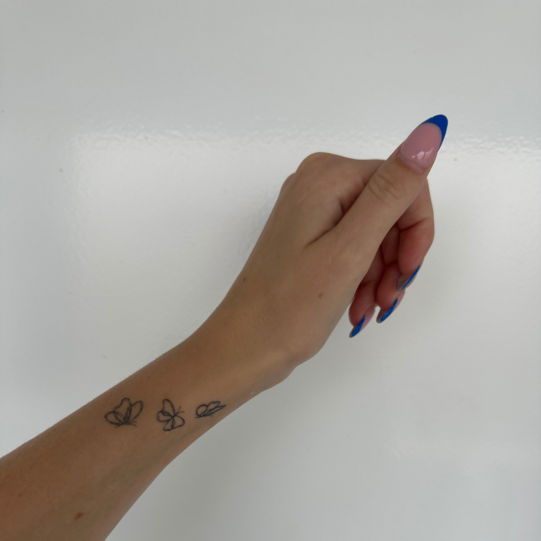 Tillfälliga tatueringsfjärilar