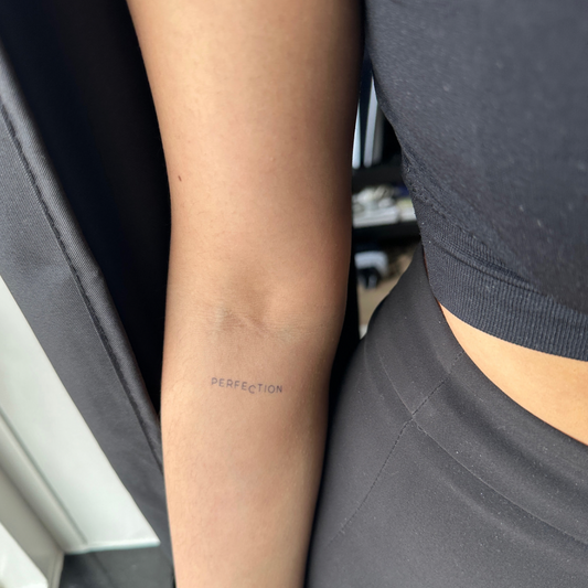 Tillfällig tatuering perfektion