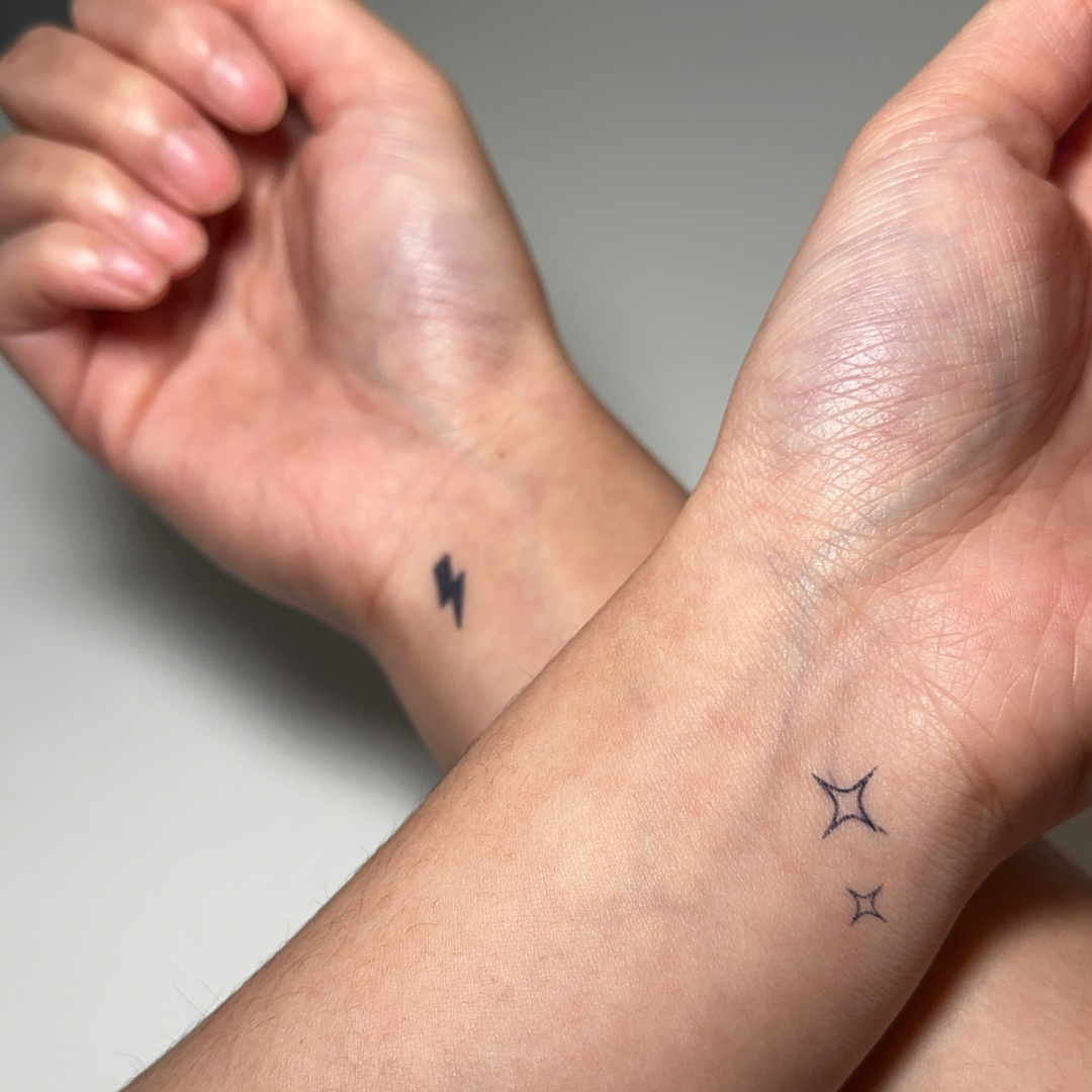 Tillfällig tatueringsblixt