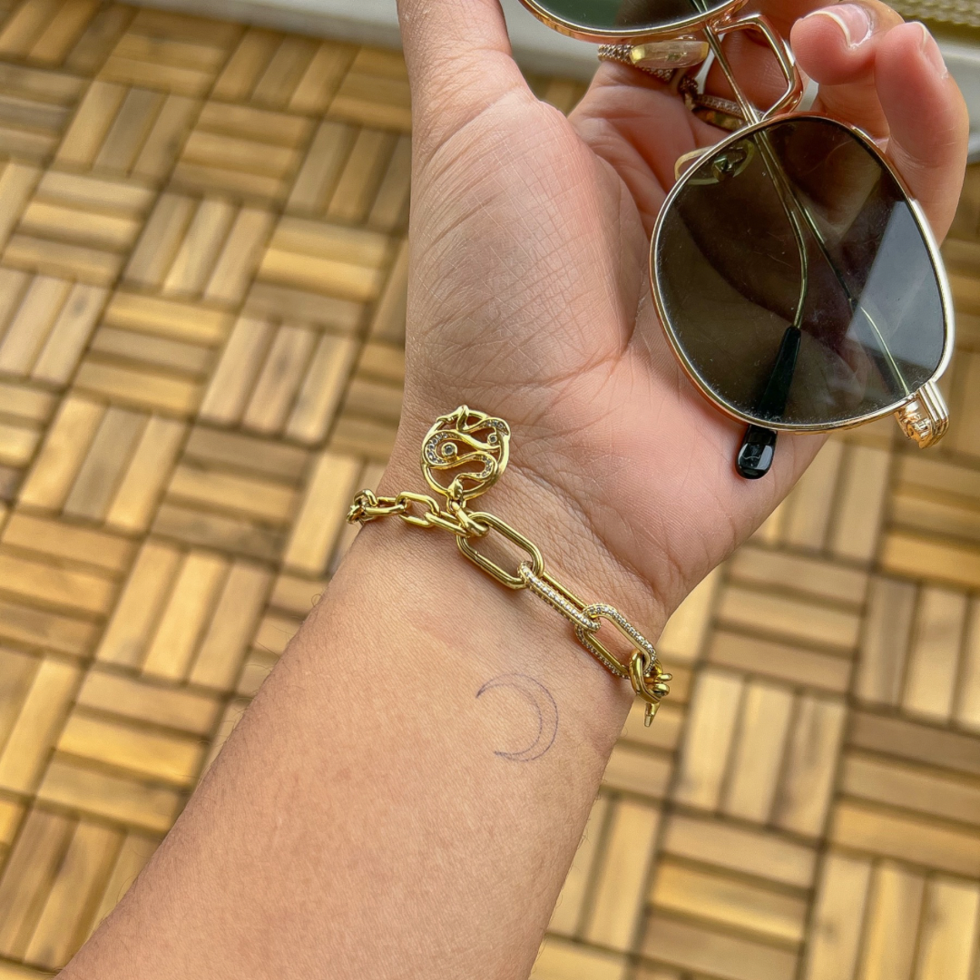 Tillfällig tatueringsmåne