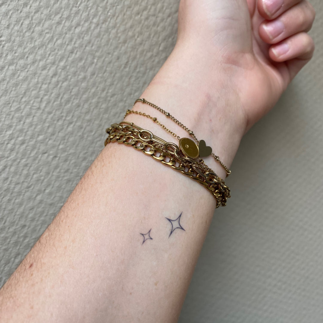 Tillfällig tatuering gnistra