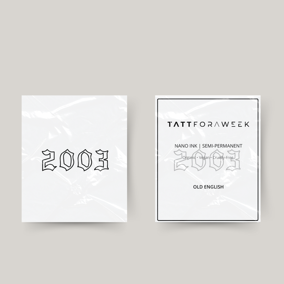 Tillfällig tatuering 2003