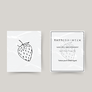 Tillfällig tatuering jordgubbe