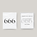Tillfällig tatuering ängelnummer 666