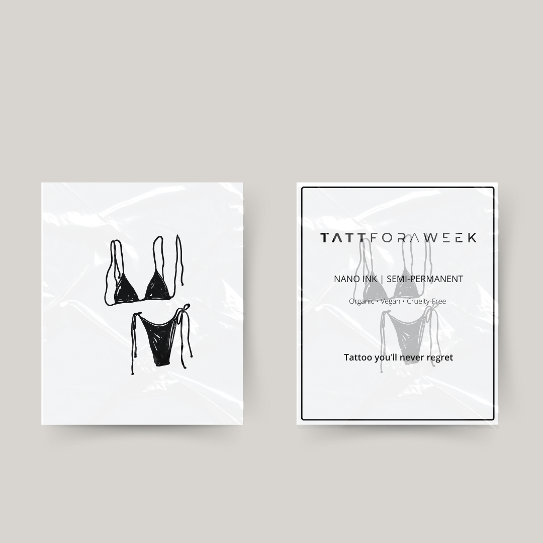 Tillfällig tatuering bikini