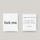 Tillfällig tatuering fuck you