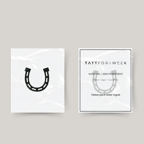 Tillfällig tatuering hästsko
