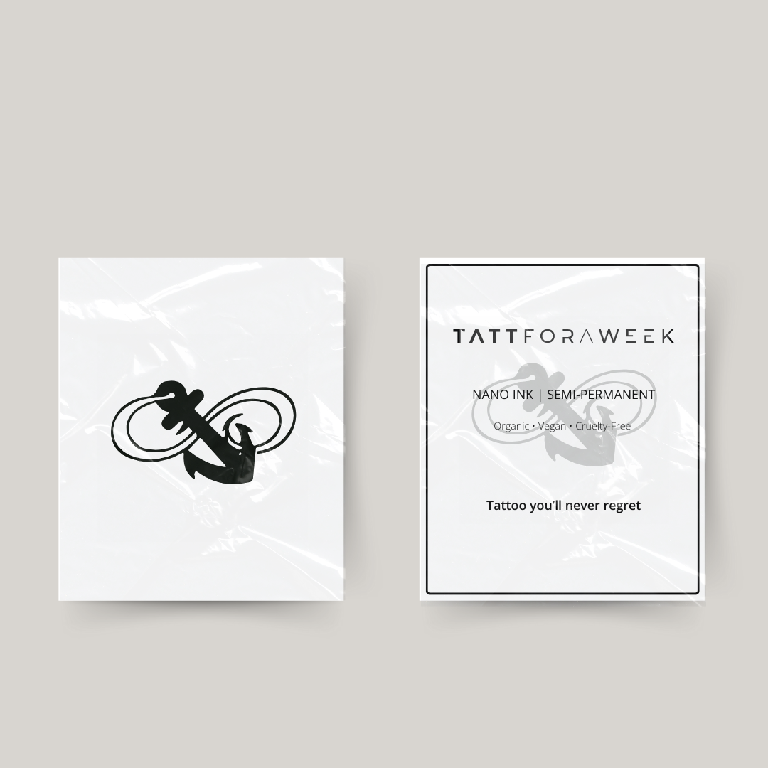 Tillfällig tatuering oändlighetsankare