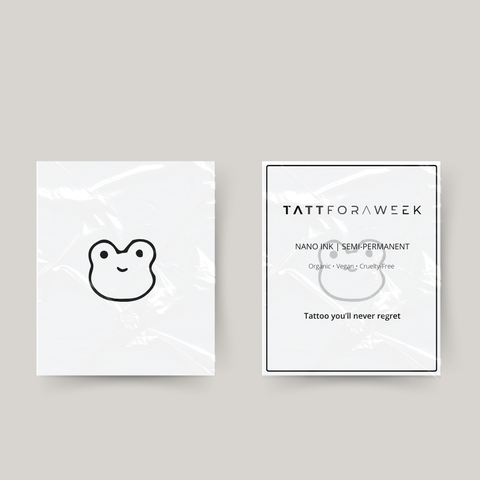 Tillfällig tatuering groda