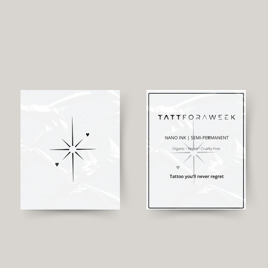 Tillfällig tatuering polstjärna