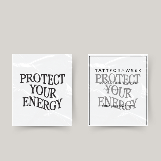 Tillfällig tatuering som skyddar din energi