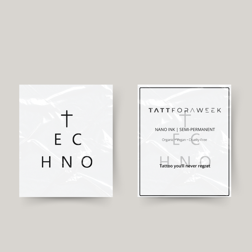 Tillfällig tatuering techno