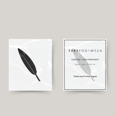 Tillfällig tatuering fjäder