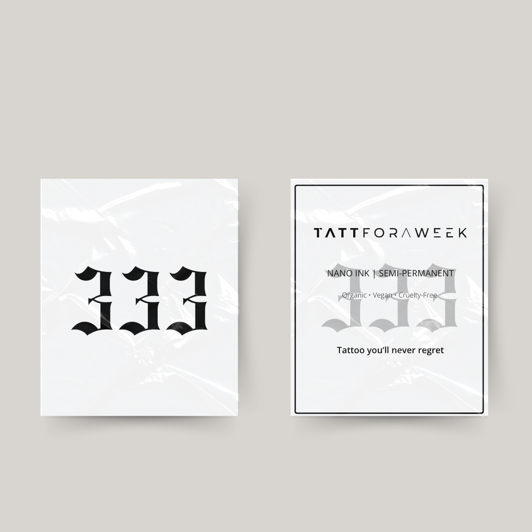 Tillfällig tatuering 333