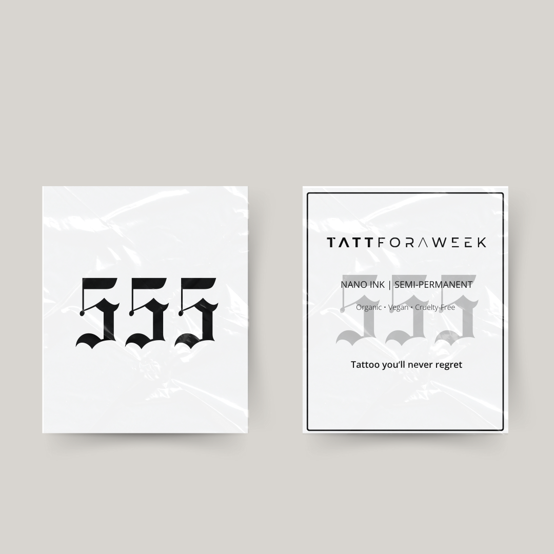 Tillfällig tatuering 555