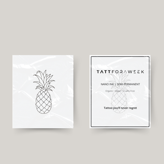 Tillfällig tatuering ananas