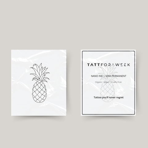 Tillfällig tatuering ananas