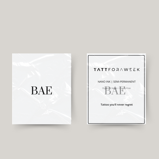 Tillfällig tatuering bae