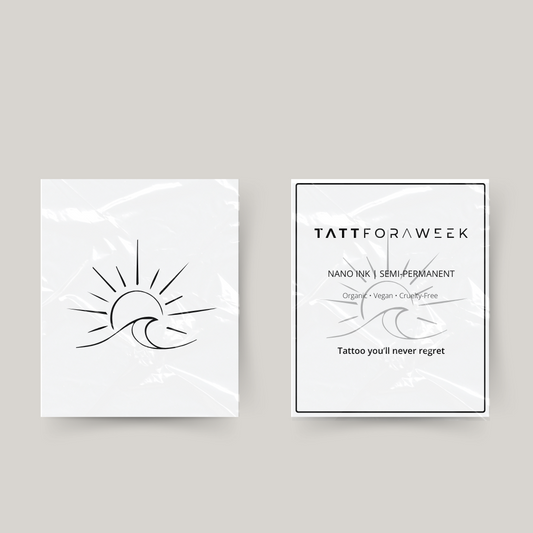 Tillfällig tatuering strand