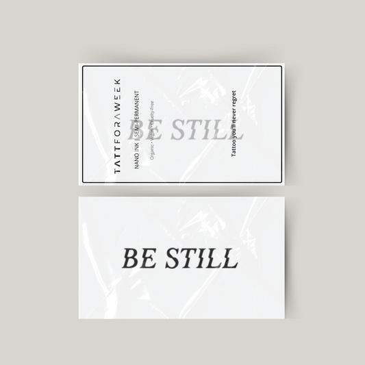 Tillfällig tatuering vara stilla
