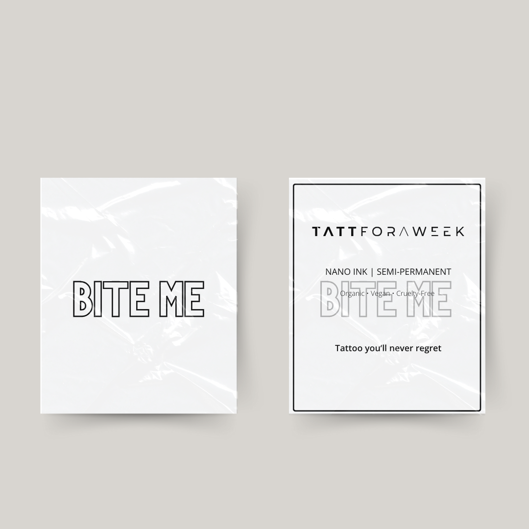 Tillfällig tatuering biter mig