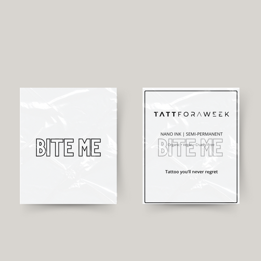 Tillfällig tatuering biter mig