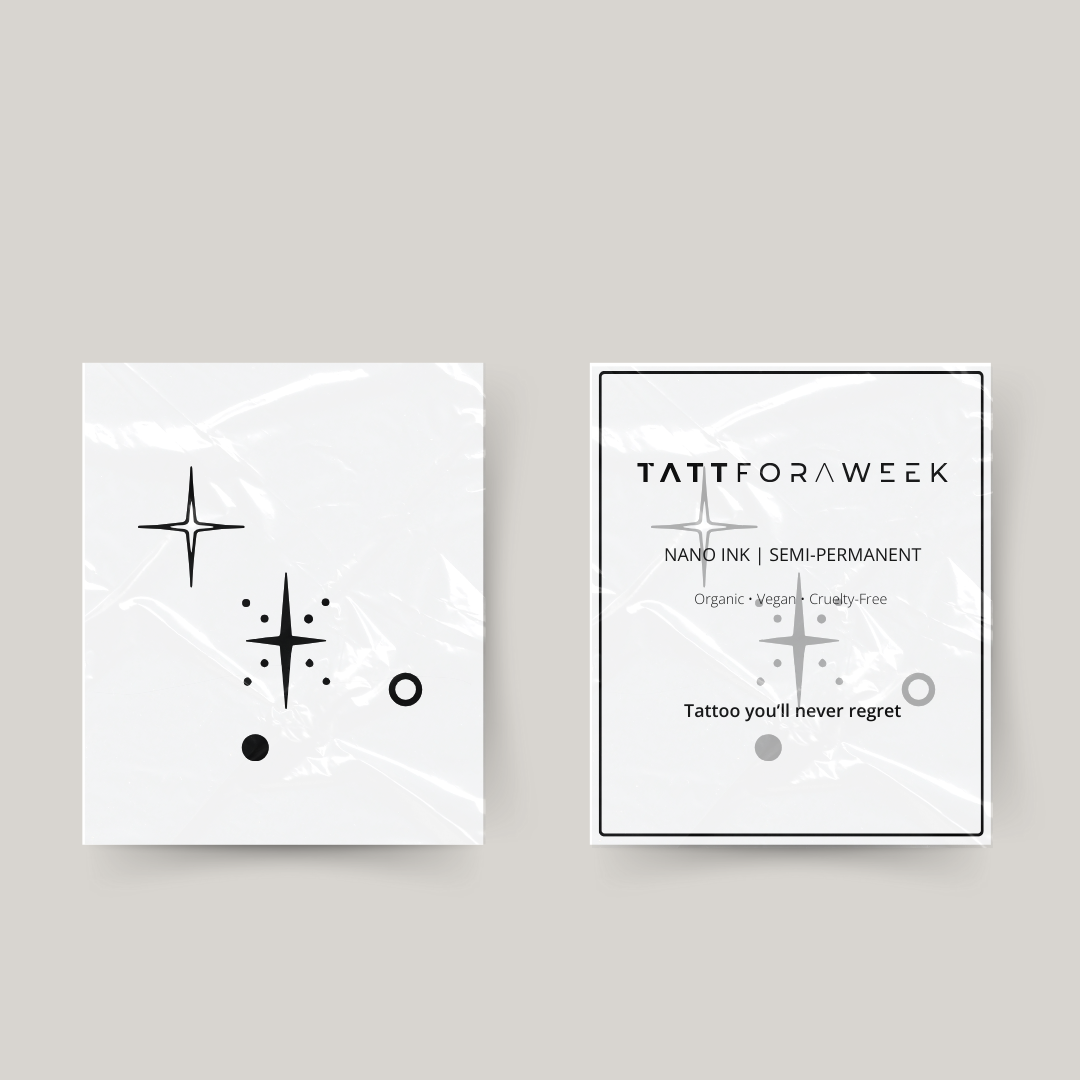 Tillfälliga tatuering cancer stjärnor