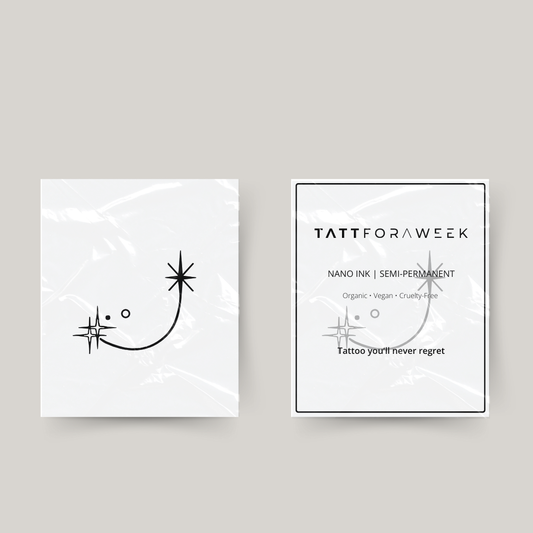 Tillfällig tatuering Stenbocken stjärnor