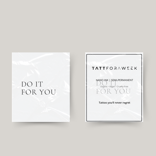 Tillfällig tatuering gör det åt dig