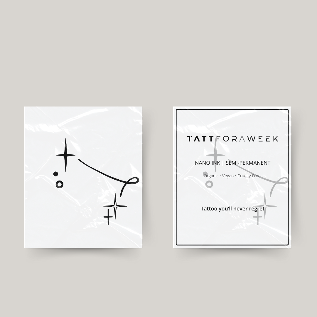 Tillfälliga tatueringar gemini stjärnor