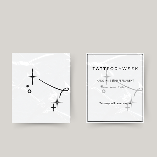 Tillfälliga tatueringar gemini stjärnor